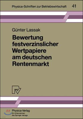 Bewertung Festverzinslicher Wertpapiere Am Deutschen Rentenmarkt