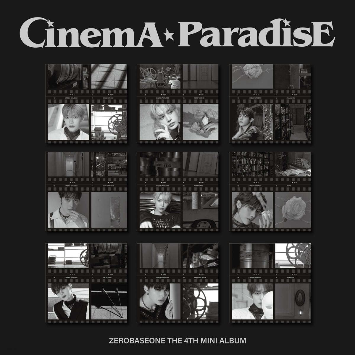 ZEROBASEONE - 미니앨범 4집 : CINEMA PARADISE [DIGIPACK ver.][9종 중 1종 랜덤발송]