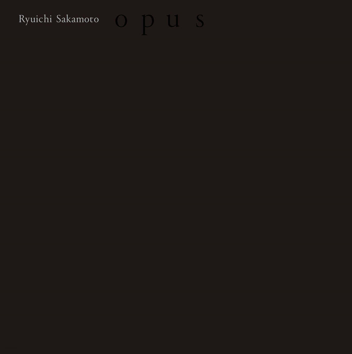 Ryuichi Sakamoto (류이치 사카모토) - Opus [4LP]