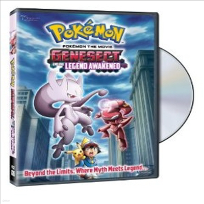 Pokemon The Movie: Genesect & Legend Awakened (ϸ :  ӵ Գ뼼ũƮ  ) (ڵ1)(ѱ۹ڸ)(DVD)