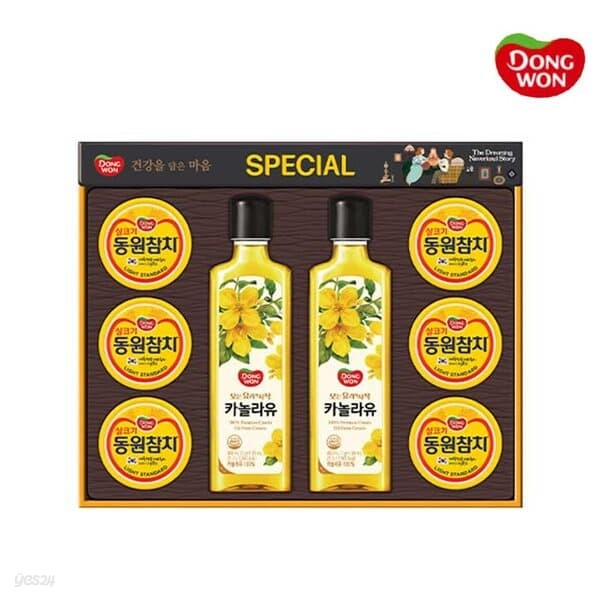 [동원선물세트] 스페셜 O5호 (살코기85g&#215;6+카놀라유480ml&#215;2)