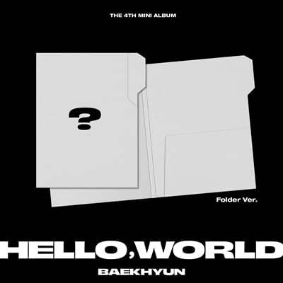  (BAEKHYUN) - ̴Ͼٹ 4 : Hello, World [Folder Ver.]