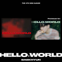  (BAEKHYUN) - ̴Ͼٹ 4 : Hello, World [Photobook Ver.][2  1 ߼]