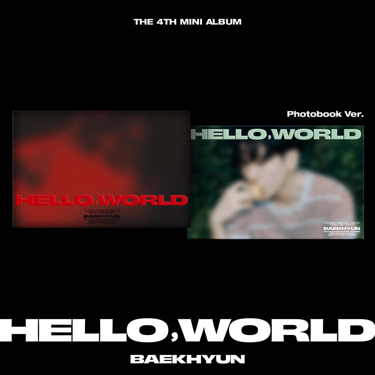 백현 (BAEKHYUN) - 미니앨범 4집 : Hello, World [Photobook Ver.][2종 중 1종 랜덤발송]