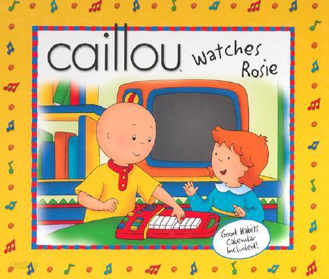 Caillou Watches Rosie with Poster