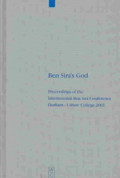 Ben Sira's God