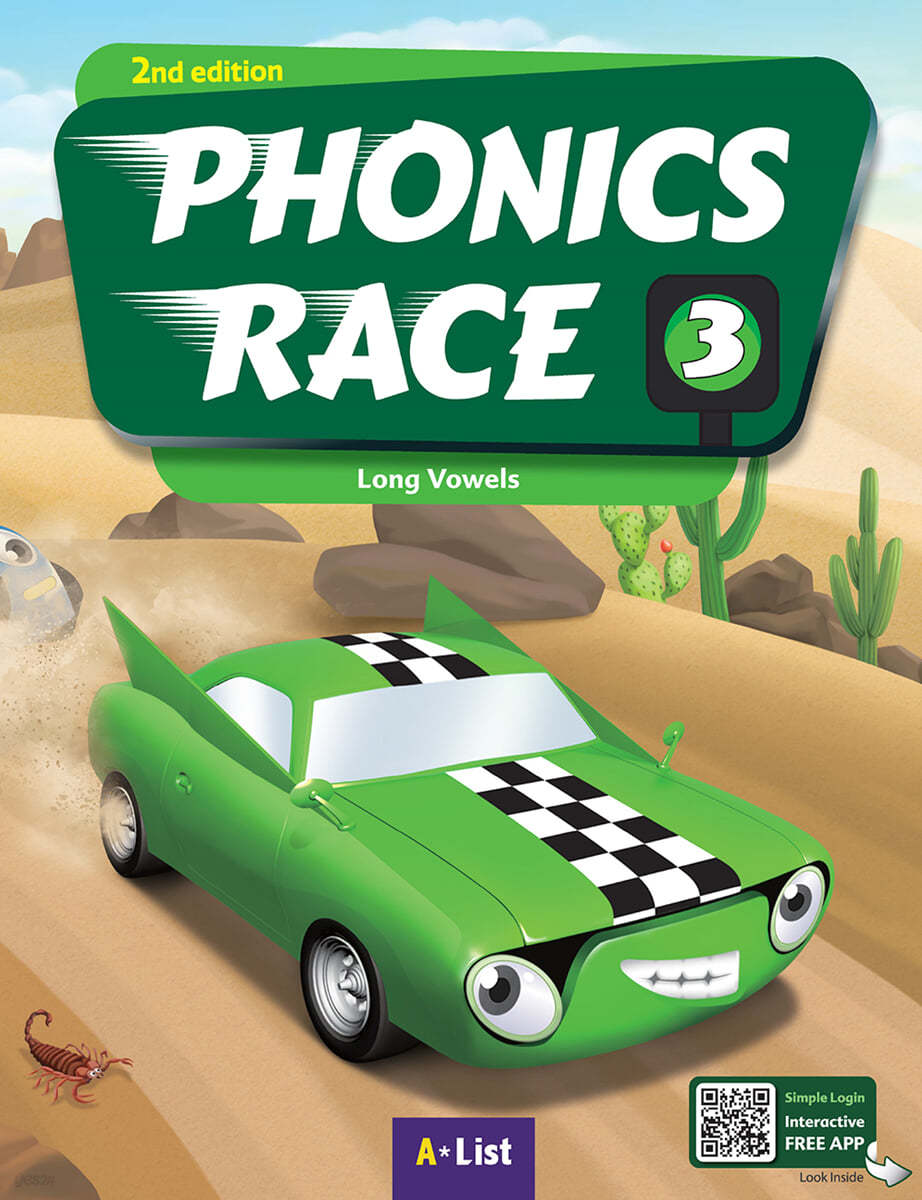 Phonics Race 3 (2/E) : Student Book with App / Workbook