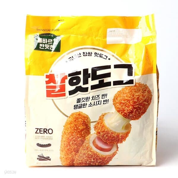 올반 치즈 찰핫도그 80g x 12 / 어린이 인기 간식