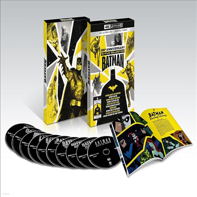 Batman: 85th Anniversary 10-Film Collection (Ʈ: 85ֳ  10-ʸ ÷)(Boxset)(ѱ۹ڸ)(4K Ultra HD)