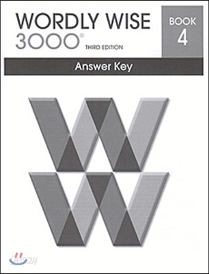 Wordly Wise 3000: Book 4 (Answer Key, 3rd Edition)