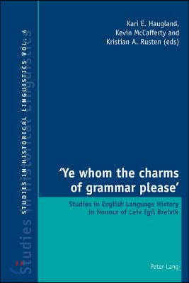 'Ye whom the charms of grammar please'