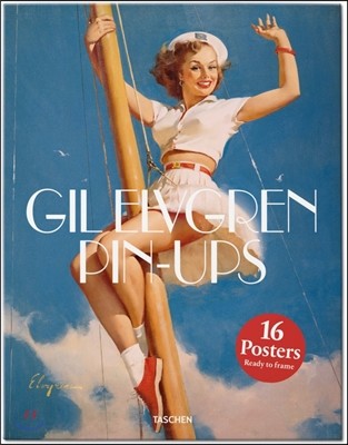 Pin-Ups: Gil Elvgren Print Set: 16 Prints Packaged in a Cardboard Box 