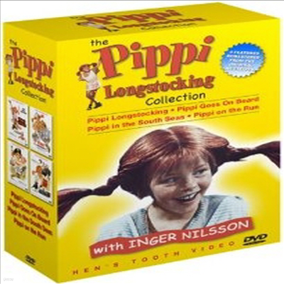 Pippi Longstocking Collection (̻߻ ݷ) (ڵ1)(ѱ۹ڸ)(4DVD)