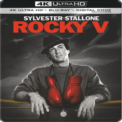 Rocky V (Ű 5) (1990)(Steelbook)(ѱ۹ڸ)(4K Ultra HD + Blu-ray)