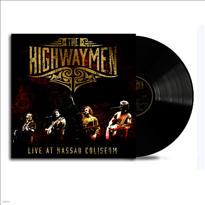 Highwaymen,Johnny Cash,Kris Kristofferson,Waylon Jennings,Willie Nelson — Live At Nassau Coliseum 앨범 커버