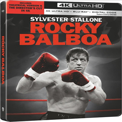 Rocky Balboa (Theatrical & Director's Cut) (Ű ߺ) (2006)(Steelbook)(ѱ۹ڸ)(4K Ultra HD + Blu-ray)