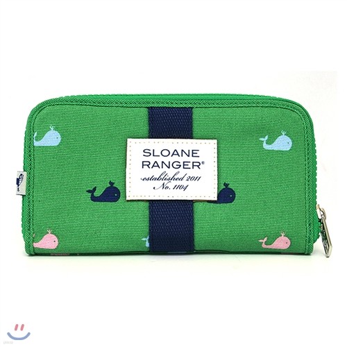 [Sloane Ranger] Zip Wallet  - Windsor Whale
