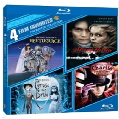 4 Film Favorites: Tim Burton Collection (4 필름 페이버릿 : 팀 버튼 컬렉션) (한글무자막)(Blu-ray)