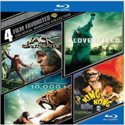 4 Film Favorites: Colossal Monster Collection (4 ʸ ̹ : ݷμ  ÷) (ѱ۹ڸ)(Blu-ray)