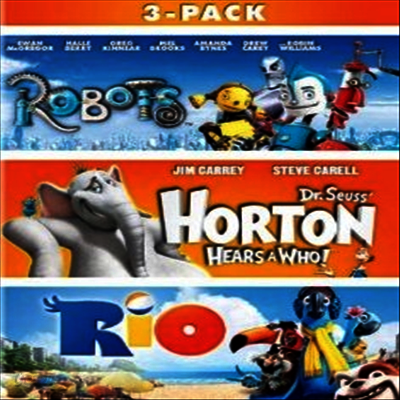 Robots / Horton Hears a Who / Rio (로봇/호튼/리오) (한글무자막)(Blu-ray) | - 예스24