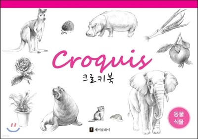 크로키북 Croquis 동물식물