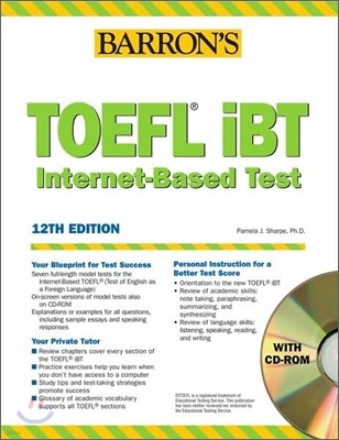 [Ǹ] Barron's TOEFL iBT with Cd-Rom