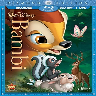 Bambi () (ѱ۹ڸ)(Diamond Edition)(Blu-ray/DVD Combo) (1942)