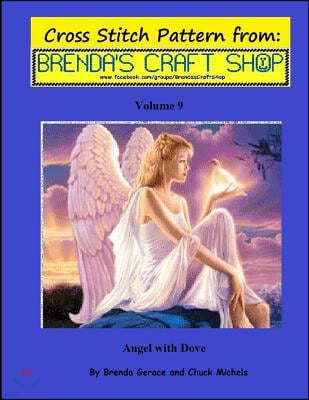 Angel with Dove - Cross Stitch Pattern: from Brenda's Craft Shop - Volume 9