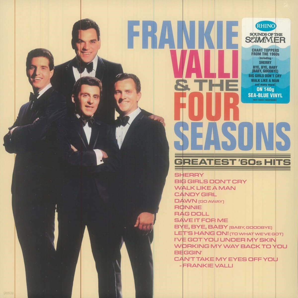 Frankie Valli &amp; The Four Seaso (프랭키 발리 &amp; 더 포시즌스) - Greatest &#39;60s Hits [씨 블루 컬러 LP]