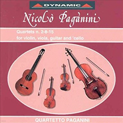 파가니니 : 기타 사중주 (Paganini : Guitar Quartet No.2, No.8 No.15)(CD) - Paganini Quartet