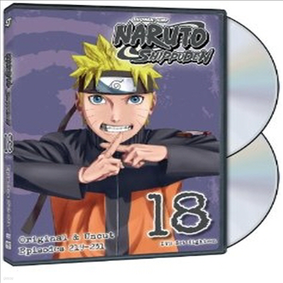 Naruto Shippuden Uncut Set 18 ( 18)(ڵ1)(ѱ۹ڸ)(DVD)