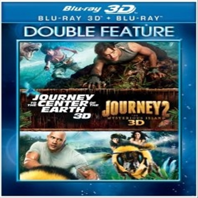 Journey to the Center of the Earth / Journey 2 (Ҿ 踦 ãƼ /Ҿ 踦 ãƼ 2 : ź ) (ѱ۹ڸ)(Blu-ray 3D)