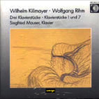 Wergo 킬마이어 : 세 개의 피아노 소곡, 림 : 피아노 소곡 (Killmayer : Drei Klavierstucke, Rihm : Klavierstucke 1 & 7)(CD) - Siegfried Mauser