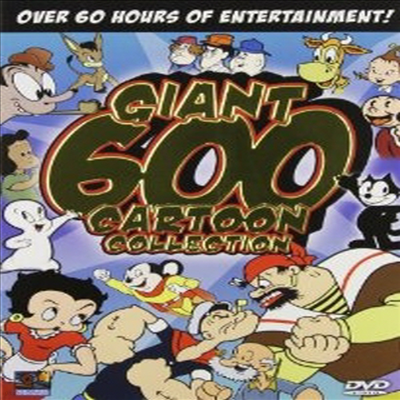 Giant 600 Cartoon Collection (̾Ʈ 600 ī ݷ) (ѱ۹ڸ)(12DVD)