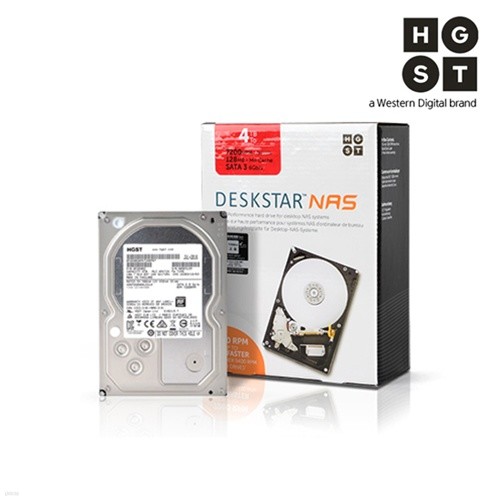 HGST 하드디스크 DESKSTAR NAS 4TB 128MB BOX 정품