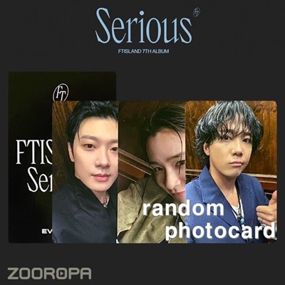 [새상품/A 포토카드] FT아일랜드 FTISLAND Serious (정품/에버라인)