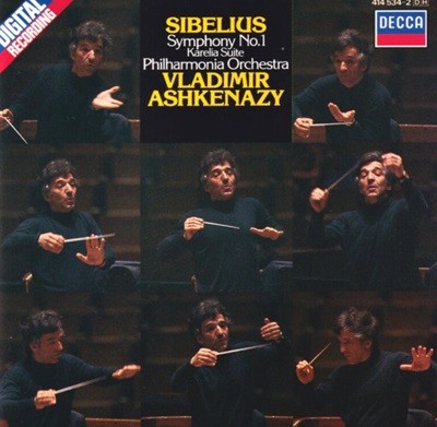 Sibelius: Symphony No.1 / Karelia Suite - 아쉬케나지 (Vladimir Ashkenazy)(독일발매)