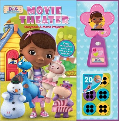 Disney Doc Mcstuffins Movie Theater Storybook + Movie Projector