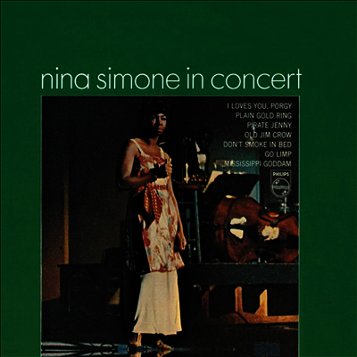 Nina Simone — Nina Simone In Concert (Verve Acoustic Sounds Series) 앨범 커버