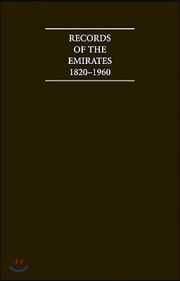 Records of the Emirates 1820-1960 12 Volume Hardback Set Including Boxed Genealogical Table and Maps