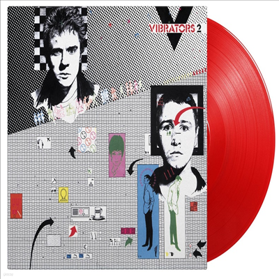 Vibrators - V2 (Ltd)(180g)(Translucent Red Vinyl)(LP)