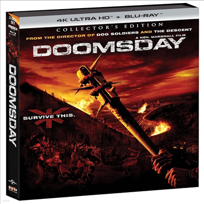 Doomsday (Collector's Edition) (ҽ -   ) (2008)(ѱ۹ڸ)(4K Ultra HD + Blu-ray)