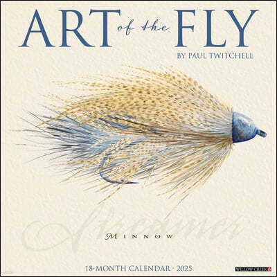 Art of the Fly 2025 12 X 12 Wall Calendar