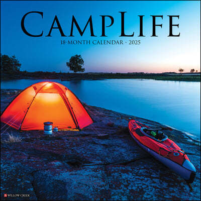 Camplife 2025 12 X 12 Wall Calendar