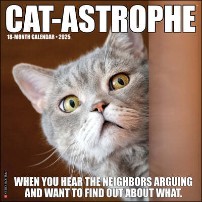 Cat-Astrophe 2025 12 X 12 Wall Calendar