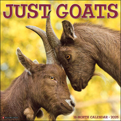 Goats 2025 12 X 12 Wall Calendar