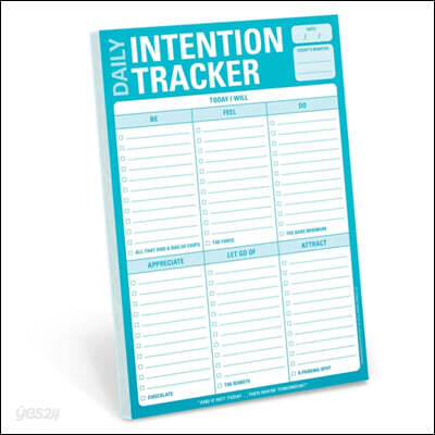 Knock Knock Intention Tracker Pad (Pastel Version) - 예스24