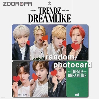 [새상품/Z 포토카드] 트렌드지 TRENDZ DREAMLIKE (정품/라이징스타)