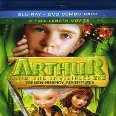 Arthur & Invisibles 2 & 3: New Minimoy Adventure (ƴ ̴ϸ 2-3) (ѱ۹ڸ)(Blu-ray)