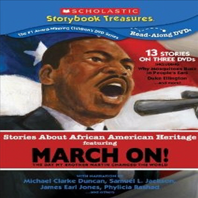 Scholastic Storybook Treasures: The Heritage Collection Featuring March on! (ݶƽ 丮 Ʈ ġ)(ڵ1)(ѱ۹ڸ)(DVD)